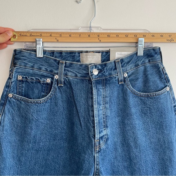 New Everlane The Curvy 90s Cheeky Straight Jean Size 32 ankle high rise cropped - Picture 12 of 16